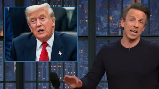 Seth Meyers diz que Trump é o “presidente mais impopular Seth Meyers diz que Trump é o “presidente mais impopular de todos os tempos”