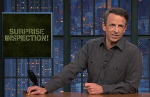 Seth Meyers oferece outra inspeção surpresa para seus escritores de ‘Late Night’ bem a tempo do Dia de Ação de Graças | Vídeo Seth Meyers oferece outra inspeção surpresa para seus escritores de 'Late Night' bem a tempo do Dia de Ação de Graças | Vídeo