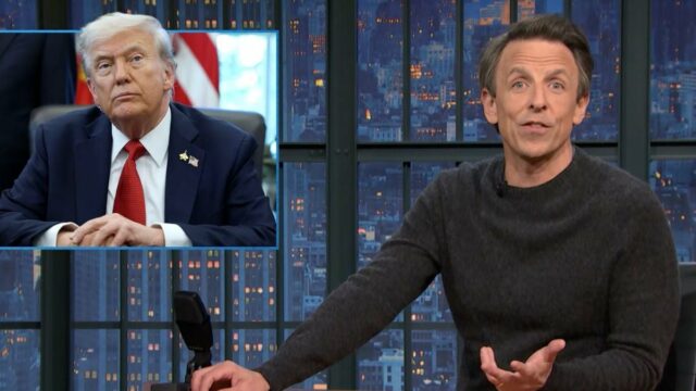 Seth Meyers responde ao apelo de Trump para que a NBC o demita: 'Esta carta de fãs atenciosa' | Vídeo
