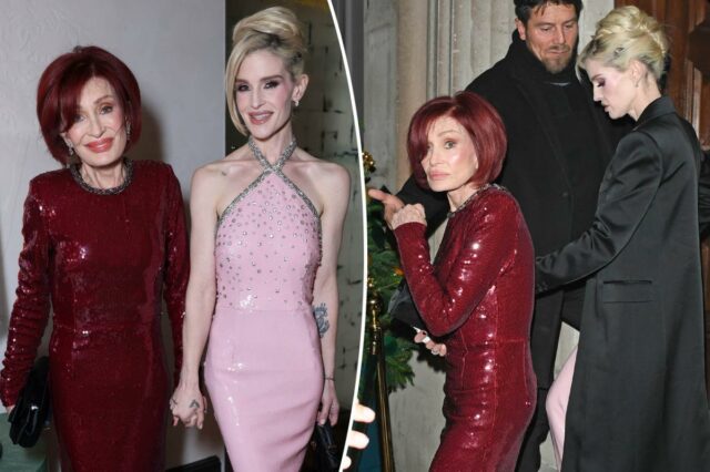 Sharon e Kelly Osbourne fazem primeira aparição no tapete vermelho desde a dolorosa morte de Ozzy
