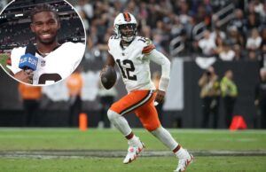 Shedeur Sanders tem uma mensagem ‘perigosa’ para os odiadores após uma primeira partida impressionante Shedeur Sanders luta durante a vitória dos Browns sobre os Raiders em 23 de novembro de 2025.
