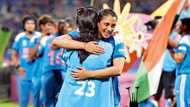 Smriti Mandhana chama o triunfo da Índia na Copa do Smriti Mandhana chama o triunfo da Índia na Copa do Mundo de 'irreal' após a vitória