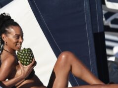 Solange Knowles é flagrada em Miami Beach com o namorado Gio Escobar Skylar-Diggins-Daniel-Smith-ig-2