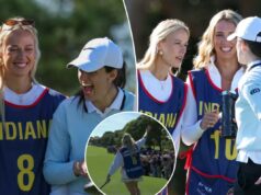 Sophie Cunningham acerta uma terrível tacada profissional na multidão – e Caitlin Clark a deixa ouvir Sophie Cunningham acerta uma terrível tacada profissional na multidão - e Caitlin Clark a deixa ouvir