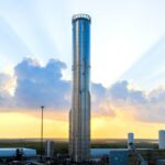 Starship booster B18 before the explosion