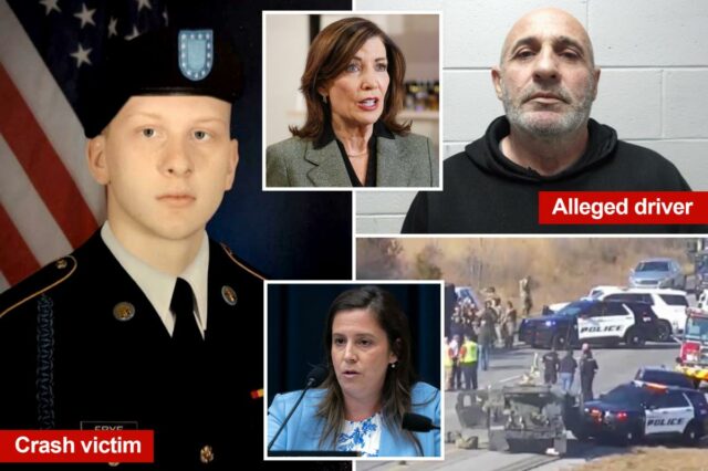 Stefanik ataca Hochul após um caminhoneiro imigrante ilegal com licença Stefanik ataca Hochul após um caminhoneiro imigrante ilegal com licença de Nova York sofrer um acidente mortal: 'Nunca deveria ter dirigido'