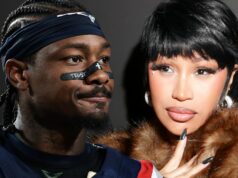 Stefon Diggs joga futebol para líder de torcida minutos após Cardi B anunciar nascimento Stefon Diggs Cardi B Getty Comp