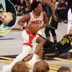 Steph Curry sai do jogo mancando devido a uma lesão no quadril em cena assustadora dos Warriors