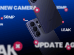 Suficiente! Não me importo mais com o Galaxy S26 Ultra Samsung Galaxy S25 Ultra virado para baixo em cima de livros