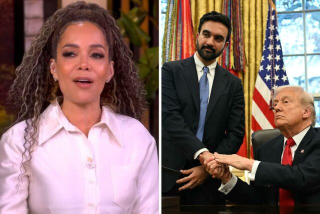 'Sunny Hostin do The View avalia a reunião da “Freaky Friday” de Zohran Mamdani com o presidente Trump: “Game Knows Game”
