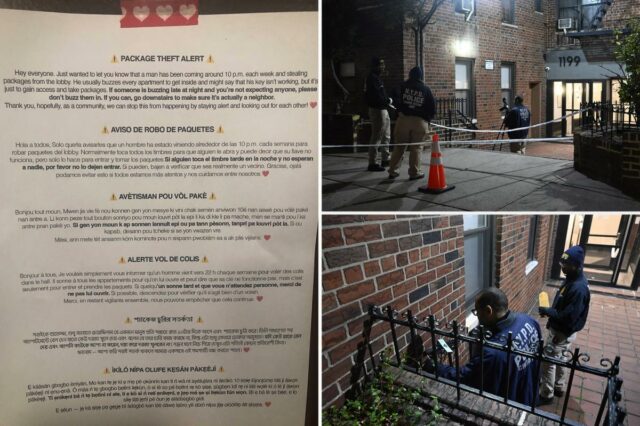 Superintendente de Nova York, 41 anos, morto durante disputa com homem que tentava roubar pacotes de inquilinos: fontes
