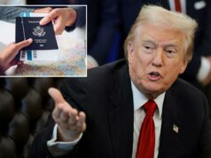 Suprema Corte decide que administrador de Trump pode exigir passaportes para exibir o sexo de nascimento dos americanos Presidente Trump falando no Salão Oval, gesticulando com a mão direita.