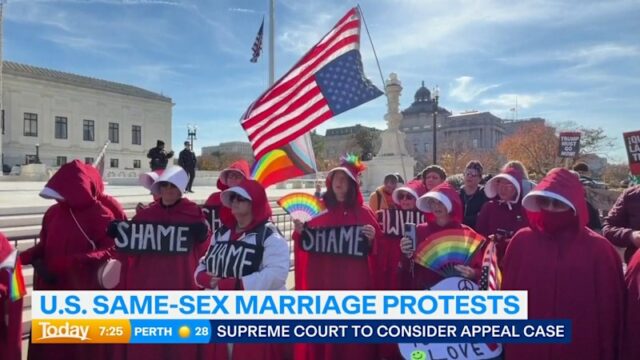 Suprema Corte dos EUA considera revogar decisão sobre casamento entre Suprema Corte dos EUA considera revogar decisão sobre casamento entre pessoas do mesmo sexo