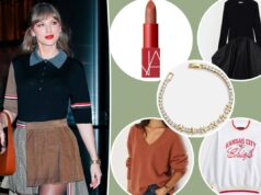 Swifties, temos sua Black Friday com um pouco de organização Pulseira de tênis dourada com