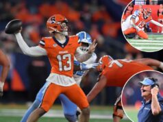 Syracuse inicia um valioso recrutamento de lacrosse no QB contra Bill Belichick – e falha espetacularmente na derrota da UNC Syracuse inicia um valioso recrutamento de lacrosse no QB contra Bill Belichick – e falha espetacularmente na derrota da UNC