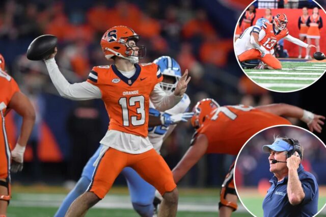 Syracuse inicia um valioso recrutamento de lacrosse no QB contra Bill Belichick – e falha espetacularmente na derrota da UNC
