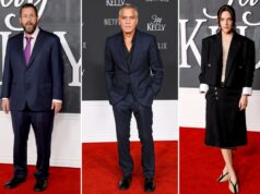 Tapete vermelho da estreia de ‘Jay Kelly’ em Los Angeles: Adam Sandler, George Clooney, Riley Keough e mais Adam Sandler comparece à estreia de filme da Netflix em Los Angeles