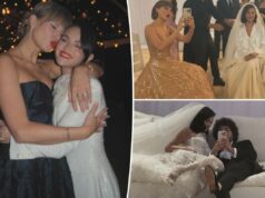 Taylor Swift compartilha um doce momento com a amiga Selena Gomez em uma foto de casamento nunca antes vista Taylor Swift compartilha um doce momento com a amiga Selena Gomez em uma foto de casamento nunca antes vista