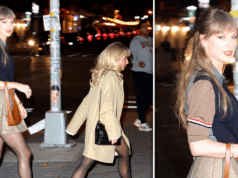 Taylor Swift janta com Sabrina Carpenter na cidade de Nova York taylor swift sabrina carpinteiro sub backgrid 1