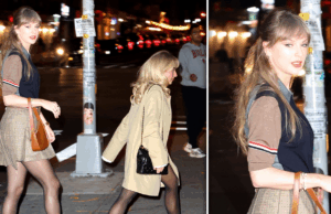 Taylor Swift janta com Sabrina Carpenter na cidade de Nova York taylor swift sabrina carpinteiro sub backgrid 1