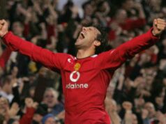 Temporada 2004/05 do Manchester United, posição final, artilheiro, partidas memoráveis Rio Ferdinand discute com jogadores do Arsenal em Old Trafford