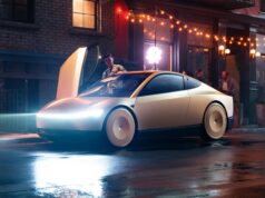 Tesla iniciará produção de Cybercab em abril, afirma Musk Tesla Cybercab