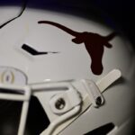 Texas Longhorns college football helmet