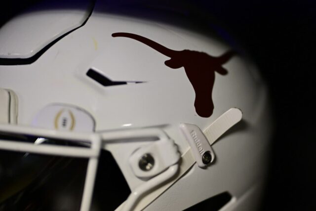 Texas Longhorns college football helmet