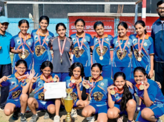 Thakur Ramnarayan e Jankidevi emergem campeões de handebol Sub-12 Thakur Ramnarayan e Jankidevi emergem campeões de handebol Sub-12
