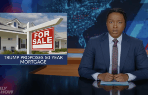 The Daily Show critica brutalmente os planos de Trump para uma hipoteca de 50 anos The Daily Show critica brutalmente os planos de Trump para uma hipoteca de 50 anos