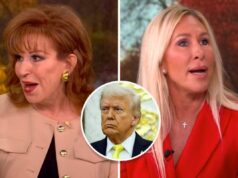 ‘The View’: Joy Behar acha que Marjorie Taylor Greene afirma “amar” Trump para evitar “retribuição” política 'The View': Joy Behar acha que Marjorie Taylor Greene afirma “amar” Trump para evitar “retribuição” política