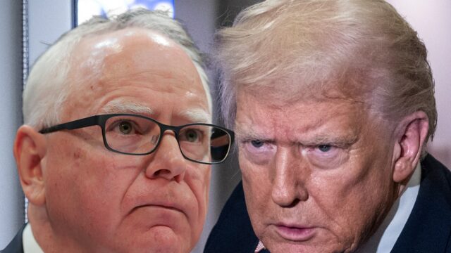tim walz donald trump principal getty