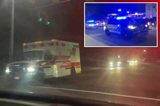 A Polícia de Concord disse que três vítimas estavam em estado crítico e uma estava em condição estável. Todas as quatro vítimas foram levadas às pressas para um hospital para tratamento médico.