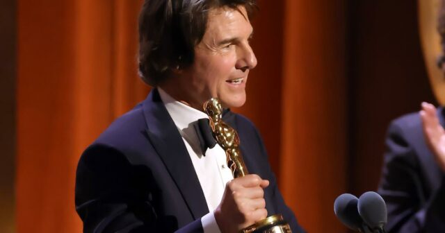 Tom Cruise aceita Oscar honorário: 'Fazer filmes não é o Tom Cruise aceita Oscar honorário: 'Fazer filmes não é o que eu faço. É quem eu sou'