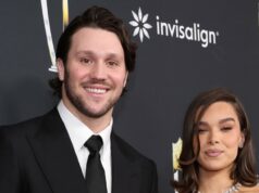 Touchdown de Josh Allen comemorado com ‘Love Myself’ da esposa Hailee Steinfeld Destaque Josh Allen agradece a Hailee Steinfeld no discurso de MVP no 2025 NFL Honors