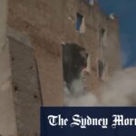 Trabalhador preso nos escombros de torre que desabou em Roma