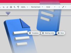 Transformei o Google Docs em um espaço de escrita sem distrações – veja como Captura de tela mostrando a opção Tela cheia no Google Docs