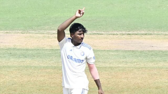 Tri-série Sub-19, 4º One-Dayer: Enaan marca 105 invencibilidade, leva a Tri-série Sub-19, 4º One-Dayer: Enaan marca 105 invencibilidade, leva a Índia-A um passo mais perto da final