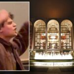 Trio interrompe o Met Opera de Nova York em protesto selvagem antifascismo contra o 'mundo da arte'