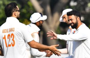 Troféu Ranji 2025-26: Jammu e Caxemira demolem Hyderabad para garantir a terceira vitória definitiva da temporada Troféu Ranji 2025-26: Jammu e Caxemira demolem Hyderabad para garantir a terceira vitória definitiva da temporada