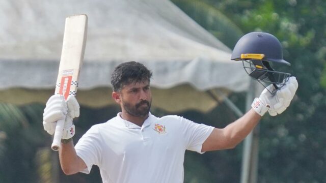 Troféu Ranji 2025-26: Karun Nair e Smaran de Karnataka frustram Kerala no dia 1
