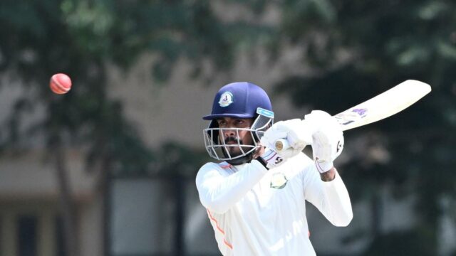 Troféu Ranji 2025-26: Rathod ton e Bhute meio século ajudam Vidarbha a ultrapassar a marca de 500 corridas no dia 3
