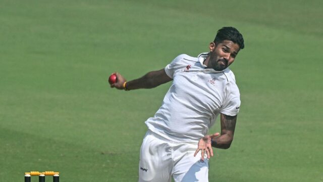 Troféu Ranji 2025-26: TN pacer Warrier diz que a liderança Troféu Ranji 2025-26: TN pacer Warrier diz que a liderança no primeiro turno contra Andhra é 'crucial' para a equipe