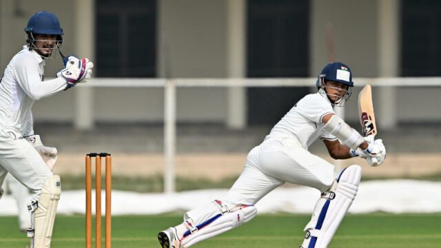 Troféu Ranji: Yashasvi Jaiswal marca século no segundo turno para Mumbai contra Rajasthan
