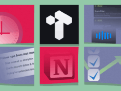 Troquei o Notion por uma ferramenta que se adapta ao meu fluxo de trabalho criativo Aplicativo para PC mostrando tarefas listadas pelo usuário e artigos com hashtags rotulando-os