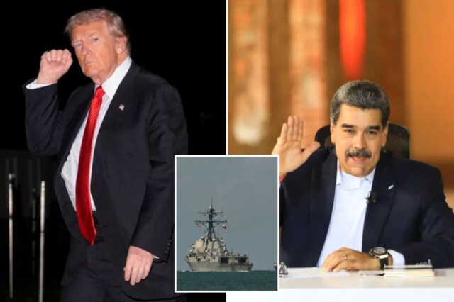 Trump diz que os dias de Maduro liderando a Venezuela estão contados – já que os EUA acumulam a maior presença militar caribenha em 35 anos
