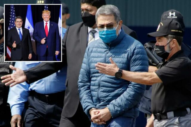 Trump diz que planeja perdoar o ex-presidente hondurenho Juan Orlando Trump diz que planeja perdoar o ex-presidente hondurenho Juan Orlando Hernandez pela sentença de tráfico de drogas de 2024