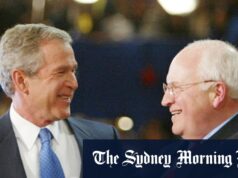 Trump e Vance silenciam sobre a morte do ex-vice-presidente Cheney O antigo vice-presidente Dick Cheney, falando em 2008, não resistiu às suas posições na guerra contra o terrorismo e na invasão do Iraque.