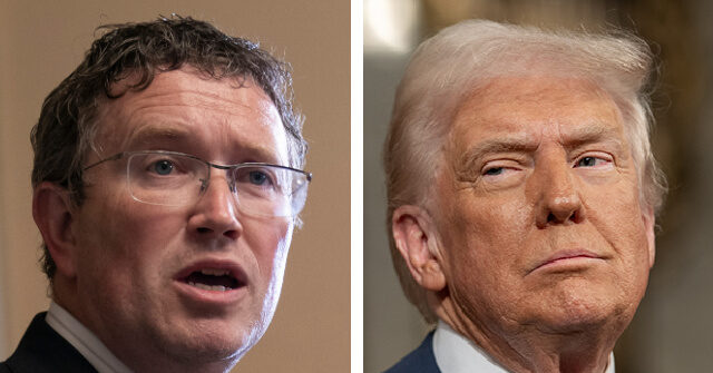 Trump intensifica ataques a Massie: 'Sua esposa logo descobrirá que Trump intensifica ataques a Massie: 'Sua esposa logo descobrirá que está presa a um perdedor'