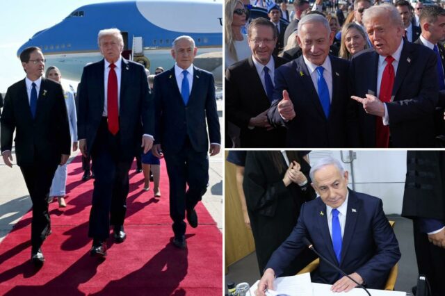 Trump pede ao presidente israelense perdão a Benjamin Netanyahu em julgamento por corrupção
